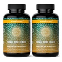 Primal Harvest 2 Pack, Primal Bone Health Calcium Carbonate Bone Health Complex für Männer und Frauen mit Calcium, Magnesium, Zink, Mangan, Kalium, & L-Carnitin (240 Kapseln)