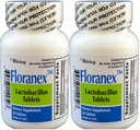Floranex Probiotique pour la santé des colonies Générique pour Lactinex 50 comprimés par boîte de bouteille de 2 Total 100 comprimés