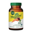 MegaFood Zink Ergänzungen - Vegan Immununterstützung Beilage mit 22.5 mg High Potency Fermented Zink - Hergestellt mit Real Food - Glutenfrei, Kosher - 60 Tabletten, 60 Portionen