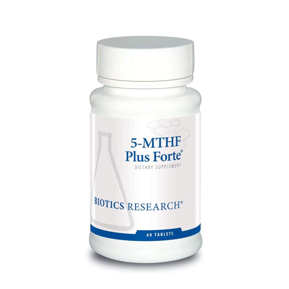 Biotics Research Biotics Research 5-MTHF Plus Forte - Gehirngesundheit fördert ruhige Mood und Serotonin Produktion 60 Kapseln