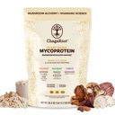 Mycoprotein Mushroom Protein Powder - Vegan Protein, Pflanzenbasiert, Superfood, Master Blend of Chaga, Reishi, Turkey Tail, Shiitake, Lions Mane - Vanilla (1.76 lb)
