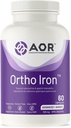 AOR, Ortho Iron, unterstützt Eisenabsorption & Magen-Tolerabilität, Gesunde rote Blutzellbildung, Nahrungsergänzung, Vegetarisch, 60 Servierungen (60 Kapseln).