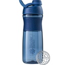 BlenderBottle SportMixer Shaker Bouteille parfaite pour les shakes protéiques et préentraînement, 28-Ounce, Navy