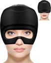 Bouchon de soulagement de la migraine, Capuchon de soulagement de la migraine visible des yeux pliables, Capuchon de gel glacé chaud et froid de la migraine, Masque de glace de la migraine, Chapeau de la migraine de la migraine Meilleur cadeau de santé à la maison