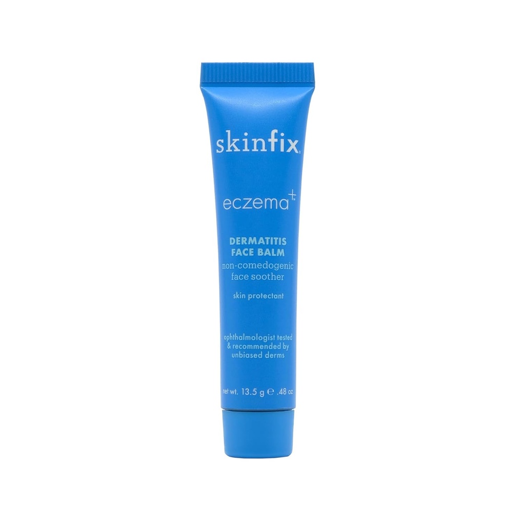 Skinfix Eczema+ Dermatitis Gesichtsbalm: Ziel Gesichts Dermatitis, Eczema & trockene Haut Patches, Konzentrierte Balsame, die gereizte Haut beruhigt und geschützt lässt, 0.48 Fl Oz