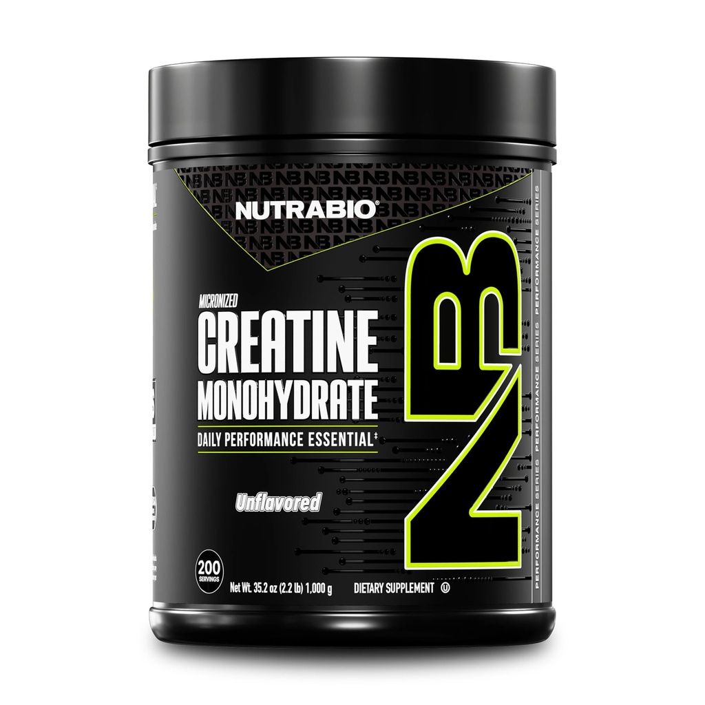 NutraBio Pure Micronized Creatine Monohydrat-Pulver-Ergänzung, Unflavored, (1000 g) - Unterstützt Bulk Muscle Energy, Recovery und Strength - HPLC getestet Creatine Powder Supplement für Männer und Frauen