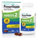 PreserVision AREDS 2 Vitamines oculaires, #1 Eye Doctor Marque recommandée, supplément de lutéine et de zéaxanthine avec vitamine C, vitamine E, zinc et cuivre, 130 softgels (minigels)