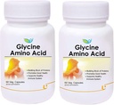 BETT Biotrex Glycine Aminosäure - 60 Veg Kapseln - Paket von 2, fördert gute Gesundheit