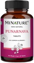 Comprimés de Punarnava par mi nature, 90 comprimés, 1000 mg, 45 jours d'approvisionnement, comprimés d'herbes, Vegan, Boerhaavia diffusa, de l'Inde
