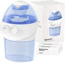 opove Nasal Irrigation System, Sinus Rinse Kit mit 1 Nasenreiniger & 15 Salzpackungen, Selbst-Cleaning & Automatic Waste Collection, wiederaufladbare Sinus Rinse Bottle for Relieving Nasal Discomfort