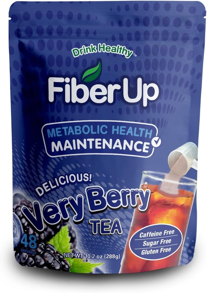 Délicieux supplément de fibre soluble prébiotique, Thé très sec, 48 portions.