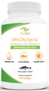 Formulé pour aider à soulager les yeux secs et démangeaisons - 1700mg Triglycéride Omega-3 + EPA & DHA, Lutéine, Zéaxanthin, B12, D3-60 portions (Ultra oeil sec, UDETG - 2 mois)