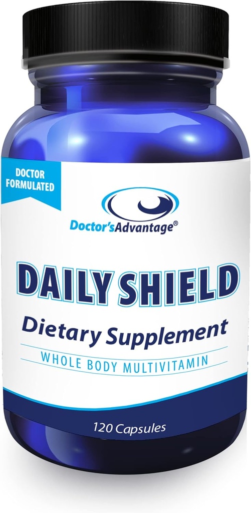 Doctor's Advantage Daily Shield Multivitamin mit Green Tea Extract & Bilberry | 120 Non-GMO Capsule Antioxidans Ergänzung zum Kampf freie Radikale Schäden & Unterstützung Immunsystem