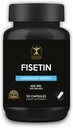 Klever Lifestyle | Fisetin | Bioflavonoid | Antioxidante Ergänzung, Anti-Aging-Effekte, Hautgesundheit, Metabolische Vorteile | 30 Kapseln | 100mg pro Servieren