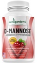 100% reine D-Mannose mit Cranberry Extrakt - Hilft saubere Verunreinigungen, natürliche Urinary Tract Gesundheit, Leber und Blasen Unterstützung Kapseln, Non-GMO