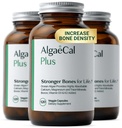 ALGAECAL Organic Red Algae Kalziumergänzung für Knochendichte & Stärke, Vitamin K2 MK7 (100mg), Vitamin D3 (1600 IU), Magnesium (350mg) & Trace Minerals, leicht zu schwingen, 120 Veggie Caps