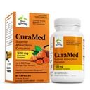 Terry Natürlich CuraMed 500mg - Antioxidans Ergänzung für Gehirn & Immun-Gesundheit Unterstützung - Ergänzung mit Curcumin & Turmeric Essential Oil - Kräuter Leberunterstützung - 60 Softgels