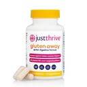 Just Thrive Gluten Weg - 30 Servierungen Verdauungsenzyme + Probiotische Unterstützung für Gluten Defense - Vegan, Gut Health Supplement