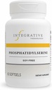 Integrative Therapie Phosphatidylserine - Brain Function Support Supplement* - Unterstützt gesunde Stressreaktion* - Glutenfrei, Sojafrei & Dairy-frei - 60 Softgels (60 Servietten)