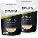 Terrasoul Superfoods Bio Amla Berry Powder (Amalaki), 2 Lbs - Reich an Antioxidant Vitamin C | Unterstützt Immunität
