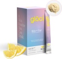 Gloci Skin + Gut - Probiotic DE111 - Hyaluronsäure, Magnesium, Vitamin C, Zink, Kokoswasserpulver - Klinisch untersucht Probiotisch für Radiant Skin, Gut Health, Hydration - 30 Count