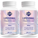 Liposomale Hyaluronsäure-Ergänzungen 1000mg-High Bioverfügbare Dietary Hyaluronsäure Kapseln-mit 200 mg Tremella Polysaccharide für doppelte Stärke Haut Hydration,Joint Lubrication,2 Pack