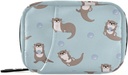 Pille Box Meer Otter 7 Tage Pille Fall Reisen Pille Organizer Tasche mit Reißverschluss Tragbare Wöchentliche Vitamin Medizin Ergänzung Halter Tasche