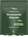 Liposomal Nicotinamid Riboside Supplement, Nicotinamid Riboside Resveratrol 900mg für Anti-Aging, Energie, 80 Kapseln,