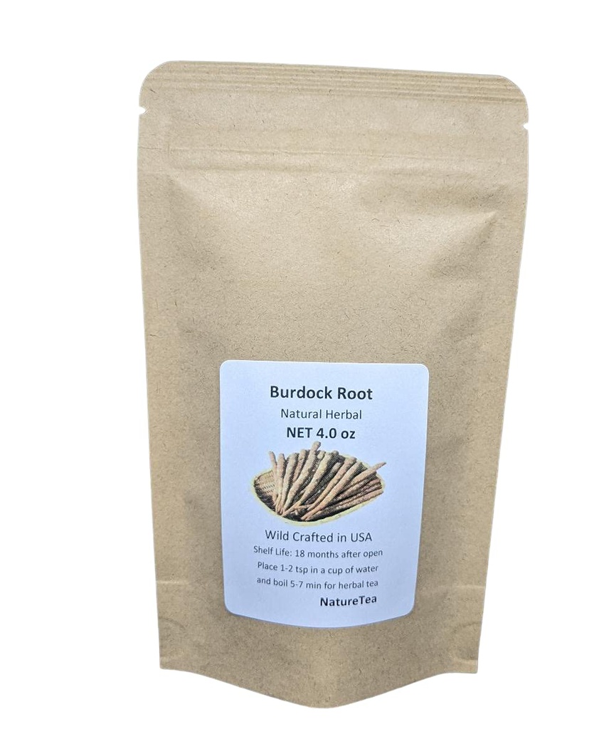 Burdock Root - Arctium lappa Roasted Loose Burdock Root Cut 100% aus Natur (4 oz)