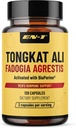 EN-1 Tongkat Ali für Herren (Longjack) Fadogia Agrestis und Tongkat Ali Supplement 1205mg pro Servieren mit BioPerine, Tongat-ali für Herren - 120 Kapseln Tonkat-Ali Long Jack