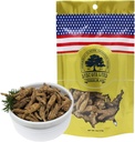 DOL Selected American Wisconsin Farmed Ginseng Root Long Small (Small 4oz/Bag)
