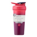 BlenderBottle Sport Sleek Insulated Stainless Steel Shaker Bottle mit Draht Whisk, 25-Ounce, Sangria Ombre – Protein Shakes & Hydration für Athleten & Fitness Enthusiasten, Easy Mixing, Slim Easy to Hold, hält Getränke kalt, Lockable Lid