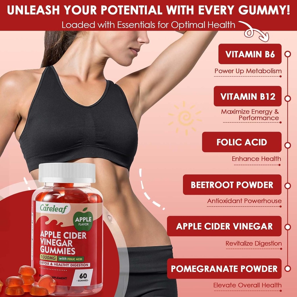 Acheter deux pommes de cidre de vinaigre Gummies, obtenir gratuitement Ashwagandha Gummies