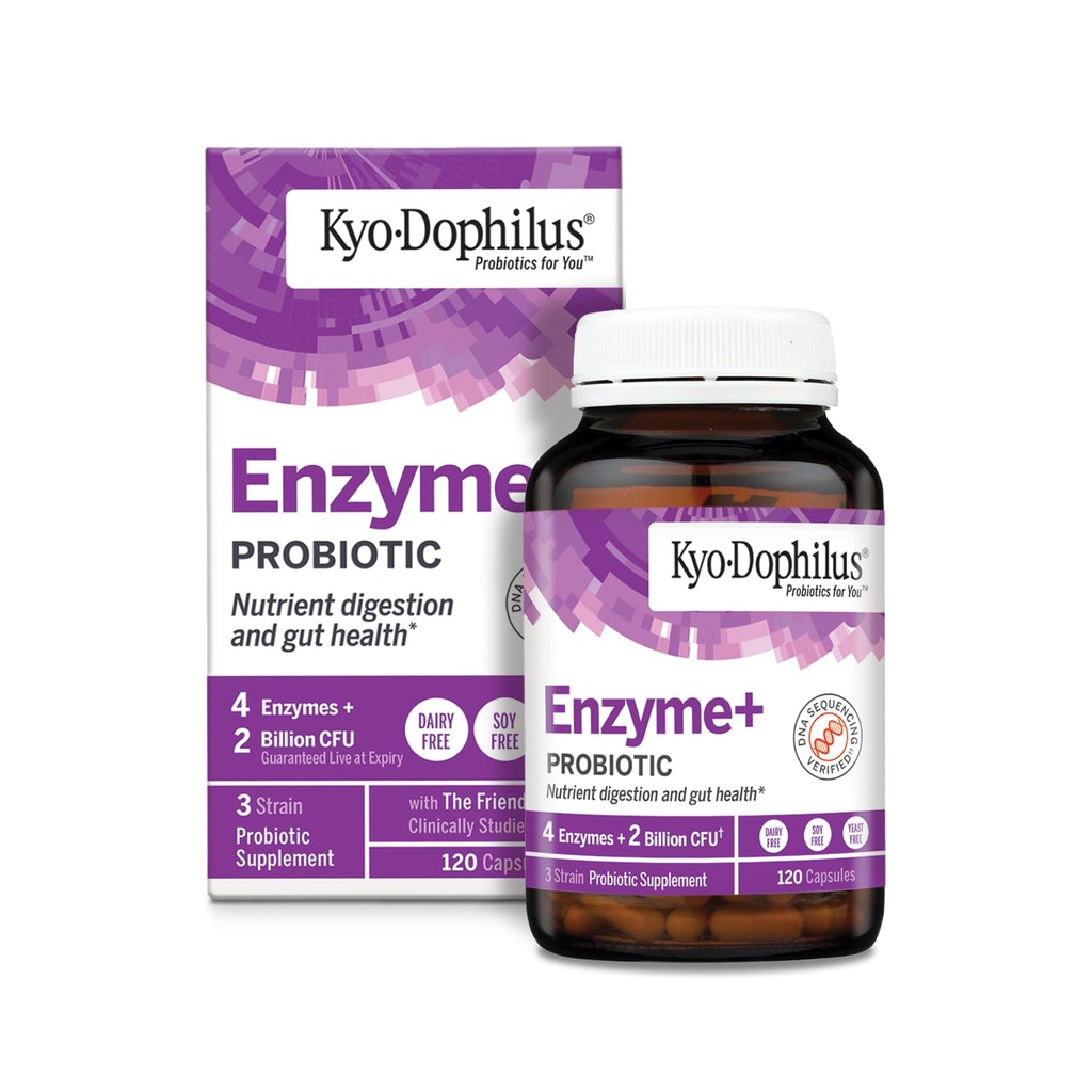 Kyolique Kyo-Dophilus Enzymes Probiotiques, Nutrient Digestion et Gut Health