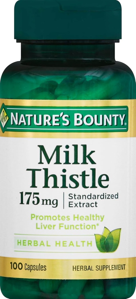 Thistle de lait de la nature 175 mg, 100 Nombre