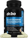 Glucosamin Chondroitin MSM Turmeric - Joints Health Supplement 2100mg Knie Knochen und Gelenke - Joint Support Supplement Pills Advanced Glucosamine Sulfate Capsules Joint Supplements für Männer Frauen Erwachsene