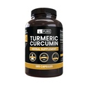 INGRÉDIENTS ORIGINAUX PURE Curcumine curcuma (365 capsules) Pas de magnésium ou de farine de riz, toujours pur, labo vérifié