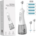 Glückliches Lächeln Nasal Bewässerungssystem, Nasal Rinse Maschine für Sinus Relief, 3 Drücke Sinus Rinse IPX7 wasserdichte automatische Neti Pot mit 40 Saline Packets,300ML große Tank für Reisen und Zuhause
