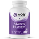 AOR, Advanced B Complex, Multivitamin Unterstützung für Energie, Stress und Stoffwechsel, Nahrungsergänzung, 90 Kapseln (90 Servierungen)