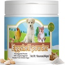 Eggshell-Pulver Kalziumergänzung für Hunde und Katzen(16 oz), Groß für Osteoporose & Labor hilft, sichere Alternative zu Knochenmehl, verbessert Knochen, Nourishes Gelenke, Unterstützt gesunde Zähne