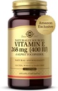 Solgar Vitamin E 268 mg (400 IU), 360 Alpha Softgels - Natürliches Antioxidans, Haut- und Immunsystem-Unterstützung - Naturally-Sourced Vitamin E - Glutenfrei, Molkefrei - 360 Portionen