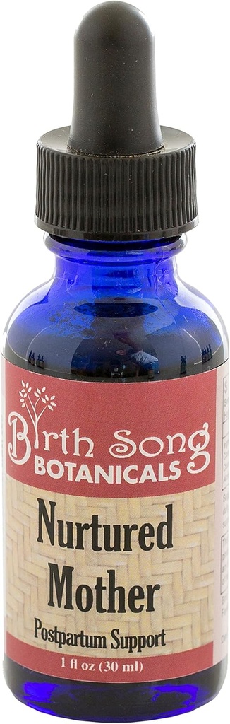 Geburt Song Botanicals Nurtured Mutter Postpartum Nachgeburt Tinktur, Kräuter, 1oz Flaschen