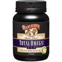 Barlean's Total Omega 3 6 9 Softgels, supplément d'huile de poisson mélangée avec l'huile de bore et de lin, 1 000 mg Omegas ALA, EPA, DHA et GLA pour les suppléments de soutien conjoints et la santé cardiaque, 90 Compte