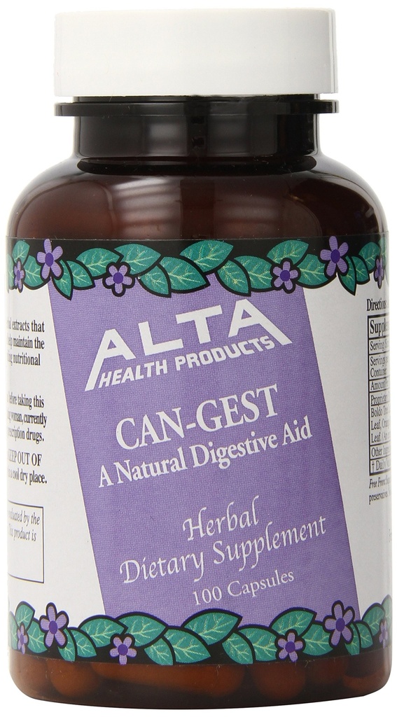 Alta Health Can-Gest Capsules, 100 Nombre