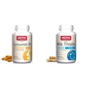 Jarrow Formulas Curcumin 95 500mg - Bis zu 120 Portionen (Veggie Caps) & Milk Thistle 150 mg mit 30:1 Standardisierter Silymarinextrakt