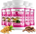 GreeNatr Herbal Menopause Support-Komplex für heiße Flashes, Nacht Sweats & Mood Swings Relief. Fördert Balanced Hormon Levels - Black Cohosh, Dong Quai, Licorice Root & Kelp Blätter (6 Flaschen)