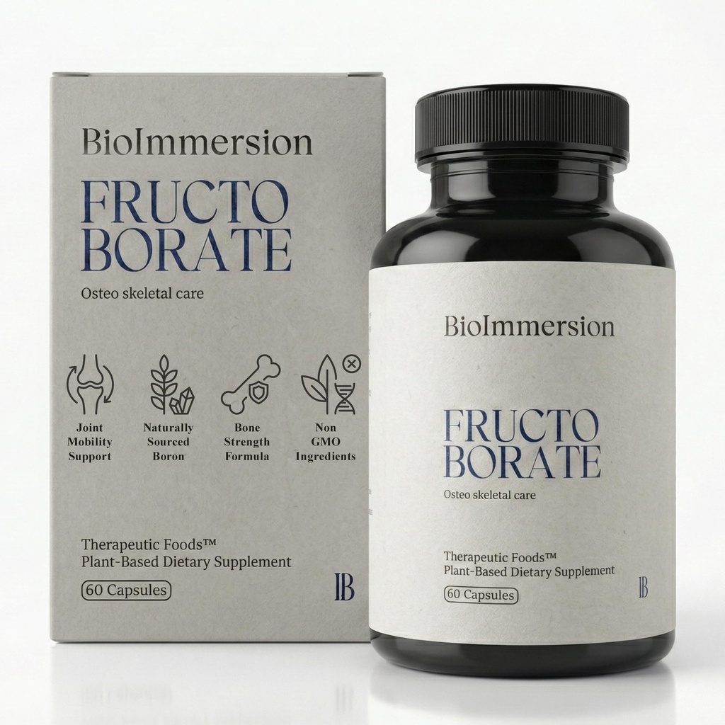 Fructo Borate Complex – unterstützt Gelenkmobilität & Knochenstärke, Boron Ergänzung für Entzündungshilfe, 60 Kapseln, Nicht-GMO