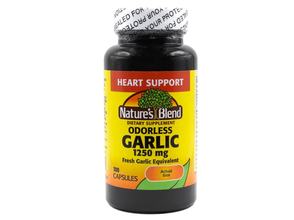 Nature's Blend Odorless Knoblauch 1.250 mg 100 Caps