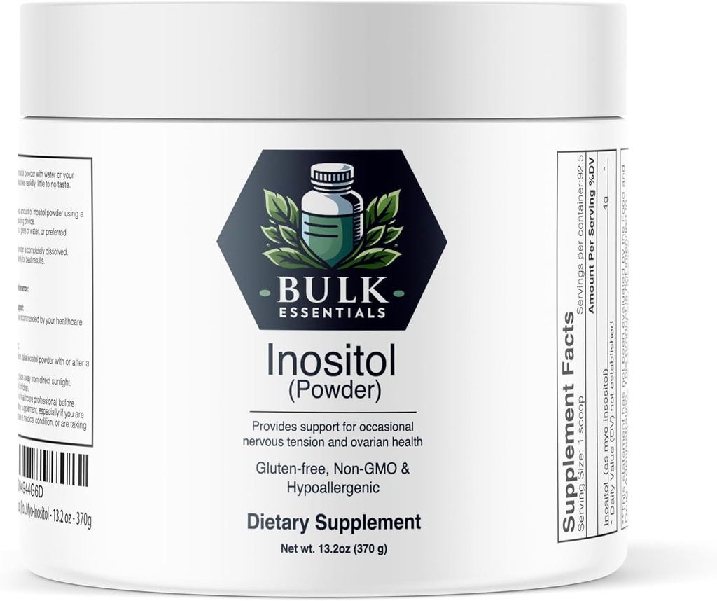 Inositol (poudre) - avec le Myo-Inositol - 13,2 oz - 370g