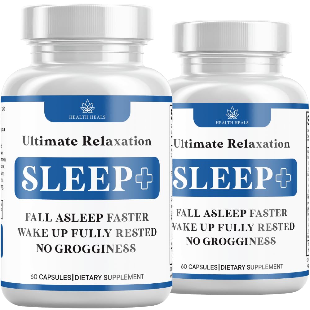 Relaxation Schlafhilfe, Natürliche Non-Habit-Formung, Schlaf-Ergänzung entwickelt, um Unterstützung für längeren und besseren Schlaf, Kamille, Magnesium, Melatonin, Ashwagandha, GABA, Drug-Free (120 Count)